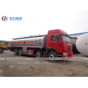 Buy cheap FAW 8X4 30000L Fuel Delivery Tank Truck With Flow Meter from wholesalers