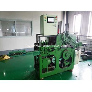 China Galvanized Steel Twist Head Butterfly Shape Wire Hanger Making Machine on sale