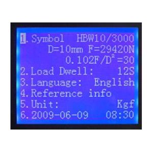 ISO6506, ASTM E-10 Automatic Brinell Hardness Tester HBA-3000S