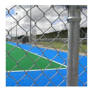 Buy cheap Galvanized PVC Coated Low Carbon Steel Wire Chain Link Fence for Farming in 50ft Roll from wholesalers