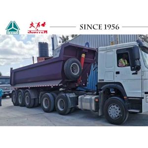 Buy cheap 24CBM 30 Tons Tipper Semi Trailer Heavy Duty Dump Trailer With 3 Axle from wholesalers