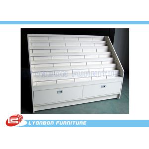 Buy cheap White OEM MDF Advertisement Display Stands / 1700mm * 650mm * 1200mm from wholesalers