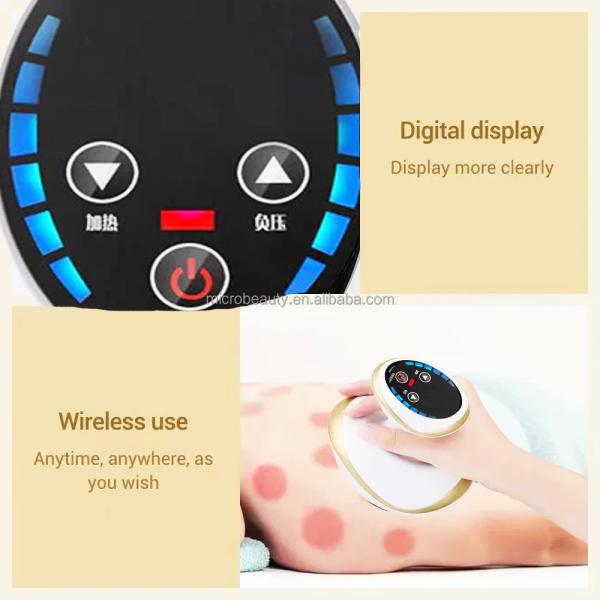 Portable Electric Scraping Cupping Massager Machine Healthcare Gua Sha Body Massager