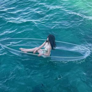 Buy cheap PC Sheets Clear Polycarbonate Canoe Kayak - 6mm See-Through Boat for Underwater Viewing Single/Double Seat Options from wholesalers