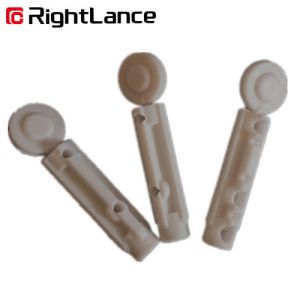 Buy cheap 27g Glucometer Grey Twist Blood Lancet Single Use Needle from wholesalers