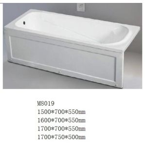 Buy cheap Custom Solid Surface Freestanding Bathtub Acrylic Rectangle Shaped Oem / Odm product