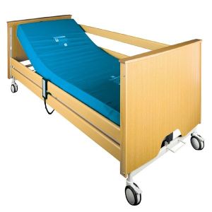 Buy cheap Hospital Electric Five Functions Wooden Home Care Patient Nursing Bed from wholesalers