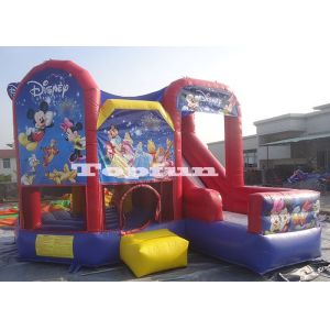 Buy cheap Amusement Disney Parks Inflatable Jumping Castle Mickey Mouse In Downtown from wholesalers