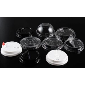 Buy cheap In Stock Disposable Clear Pet Plastic Bubble Tea Cup Lids from wholesalers