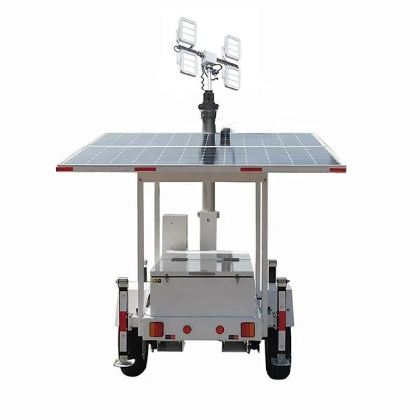 Buy cheap High Efficiency Energy Saving Mobile Solar Power System Floodlight Lighting Trailer For Construction Site Lighting from wholesalers