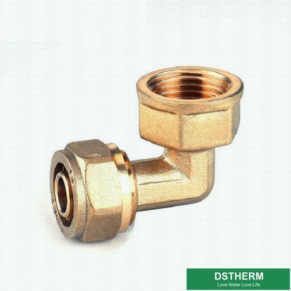 Quality Screw PEX Brass Fittings Wall Plated Reducer Threaded for sale