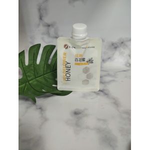 Buy cheap Plastic Stand Up Drink Pouches , Reusable Zip Liquid Pouch With Spout from wholesalers