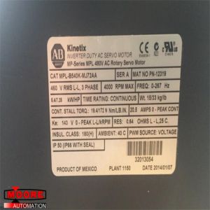 Buy cheap MPL-B4530K-SJ72AA MPLB4530KSJ72AA Allen Bradley AB Servo Motor from wholesalers