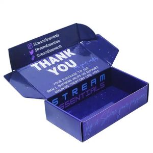 Buy cheap Custom Biodegradable Mailer Shipping Boxes For Candles Wallets Photo Frames Eco-Friendly Waterproof Printed With Logo On Matte Surface from wholesalers