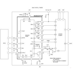 Integrated Circuit Chip M64892GP MITSUBISHI SOP New and Original