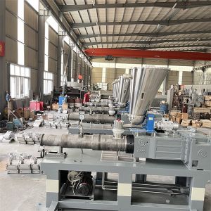 Buy cheap Co Rotating Twin Screw Extruder PVC Small Plastic Extruder Machine from wholesalers