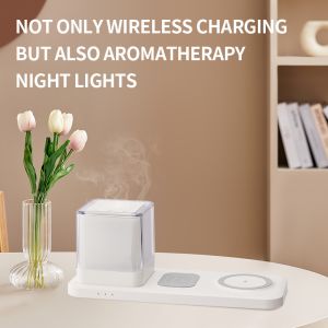 Buy cheap Wireless Charging LED Night Light 3000K - 4000K Aromatherapy Night Light from wholesalers