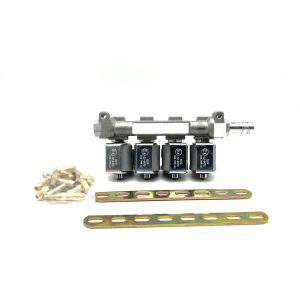 Buy cheap LPG CNG Fuel Injection System 2 Ohm Or 3 Ohm Grey Injector Rail for Autogas from wholesalers