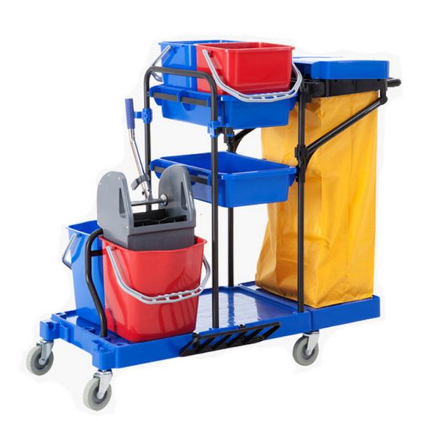 Quality China Customize multifunctional high quality plastic push medical cart for sale