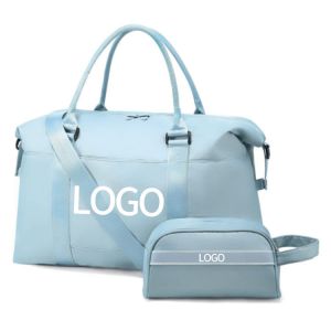 Customized Waterproof Travel Duffel Bag Set with Toiletry Carry On Weekender