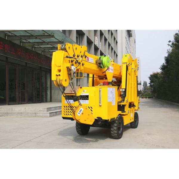 10 Ton Telescopic Boom Spider Crane for Construction Using