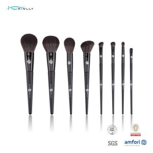 Buy cheap Wooden Handle BSCI Synthetic Hair Makeup Brush Ferrule Laser Logo from wholesalers