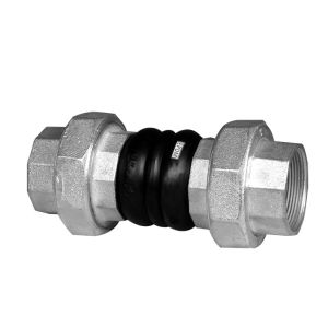 Industrial Pipe Expansion Joint Screwed Rubber Expansion Joint 1/2" To 4"