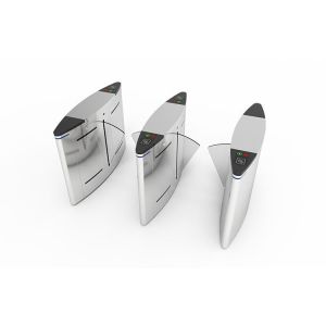 Buy cheap Fast Speed Security Flap Turnstile Gate With Face Recognition / RFID Access Control from wholesalers