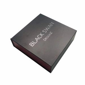 CMYK Handmade Recycled Printing Paper Magnetic Gift Box with Foam Insert For