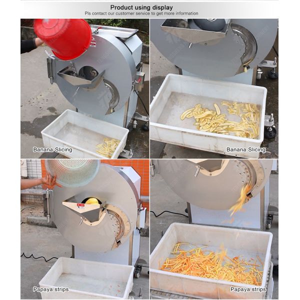 3000KG/H Commercial potato chip machine pumpkin, winter melon, potato slicing, root, large potato equipment