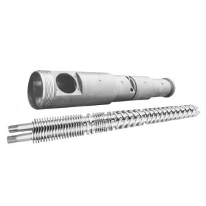 Buy cheap Bimetallic / Nitrided Conical Twin Screw Barrel For Extruder from wholesalers