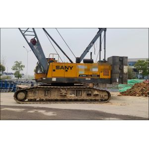 2017 Sany SCC750E Second-Hand Crawler Crane 57m Main Arm 18m Auxiliary Arm and