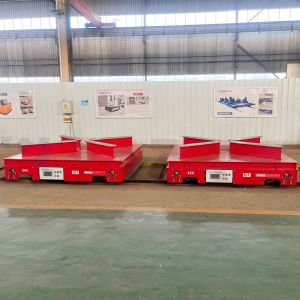 Buy cheap Automated RGV Rail Transfer Carts Heavy Die Transfer Trailers from wholesalers