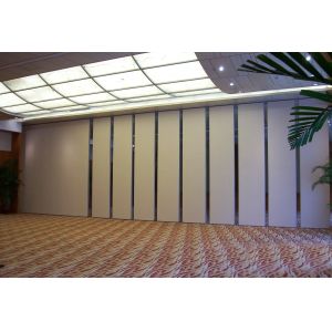 Commercial Movable Aluminum Office Sliding Partition Walls With Smooth Arc