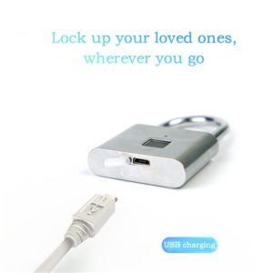 IP65 SS303 Semiconductor Fingerprint Smart Padlock