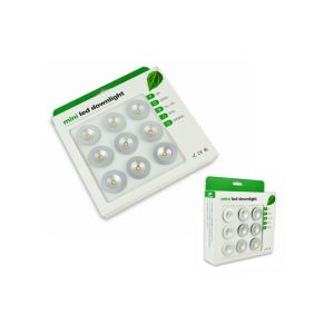 Buy cheap 1W *9pcs Dimmable LED Down Lights kit , 98lm*9, R/G/B color 85-277Vac ressessed spotlights from wholesalers