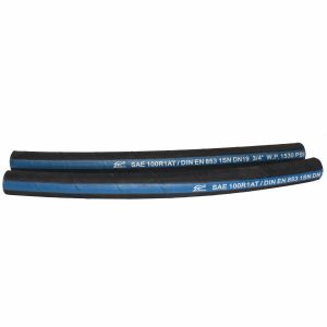 China SAE100r1at / 1sn Dn19 High Pressure Hydraulic Hose , Wire Braided Rubber Hose on sale