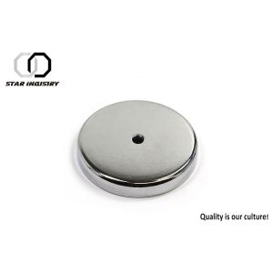 Buy cheap Ferrite ring Magnet Magnetic pot , Neodymium pot Magnets with Countersunk Hole , magnetic plate OEM ODM Available from wholesalers