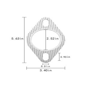 Buy cheap Universal Oval Titanium Precision Parts Replacement Turbo To Exhaust Gasket from wholesalers