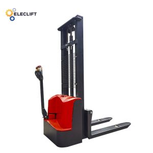 2500kg Polyurethane Full Electric Pallet Stacker 3000mm Lifting Height 210Ah