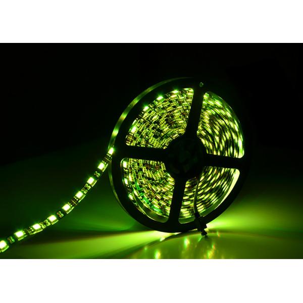 Single Row RGB + White interval 5050 Flexible LED Strip Lights 12V 14.4 Watt Waterproof