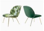 Buy cheap Beetle Fiberglass Lounge Chair Leisure Function With Chrome Metal Leg SGS from wholesalers