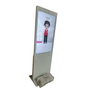 Buy cheap 43 inch Multifunctional Intelligent Dialogue Interactive AI Digital Human Touch Screen LED Display for Exhibition Government Affairs from wholesalers
