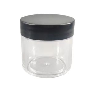 Buy cheap 30ML Clear Plastic Eye SGS Cosmetic Cream Jar With Tip product