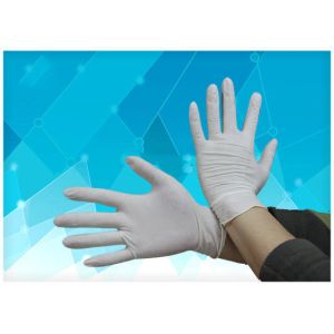 Buy cheap Elasticity Surgical Hand Gloves , Polythene Disposable Gloves Smooth Surface from wholesalers