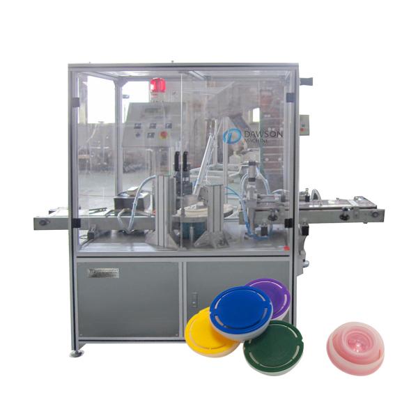 Plastic pp cap ring liner inserting machine 2 in 1 cap assembly machine with 4