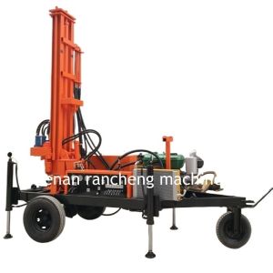 Buy cheap 150-Meter Mobile Water Well Borehole Drilling Rig Powered By 32HP Diesel Engine from wholesalers