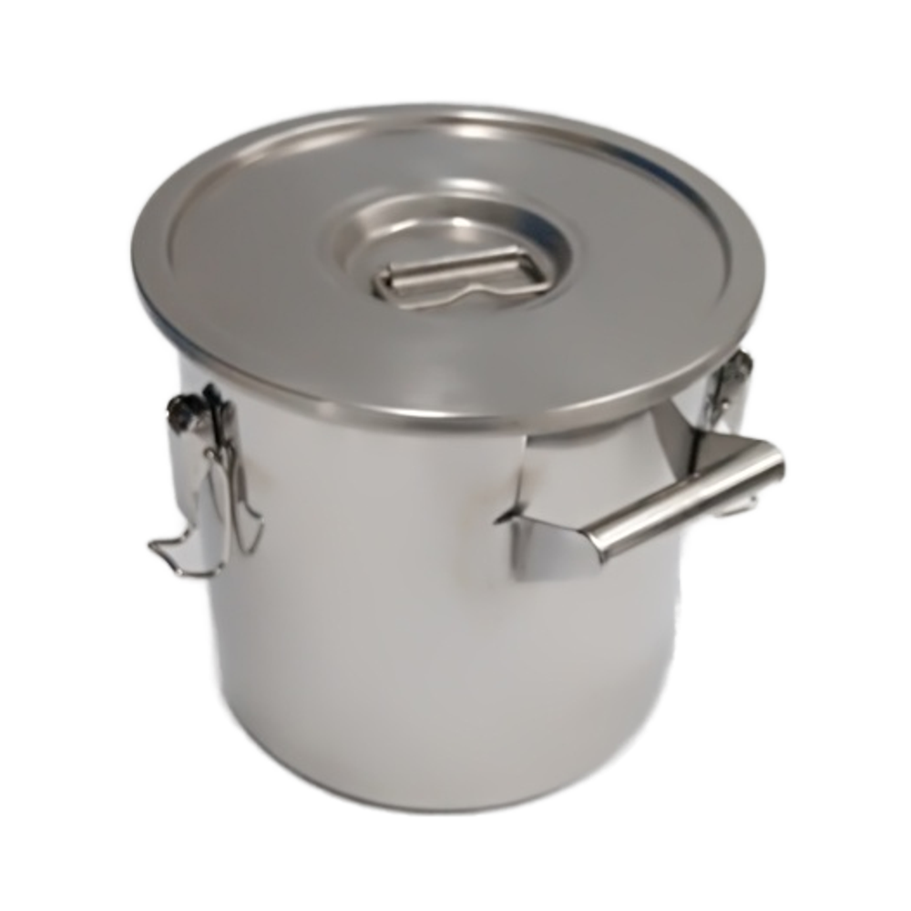Buy cheap Powders Stored Safely In 12L Stainless Steel Round Drum With Sealing Ring And Airtight Lid from wholesalers