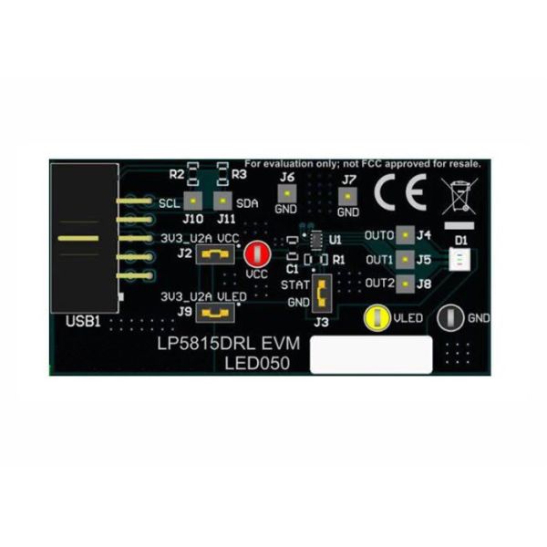 LP5815DRLEVM Embedded Solutions Evaluation Module LP5815 3 Channel RGB LED