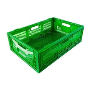 Buy cheap Harvesting Fruits Plastic Mesh Crate Customized Without Iron Handle from wholesalers